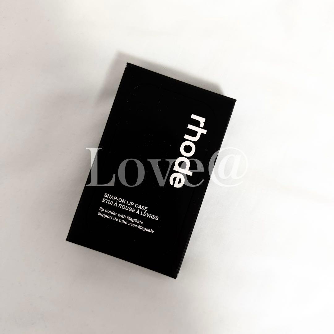 rhode snap-on lip case iPhoneケース ブラック