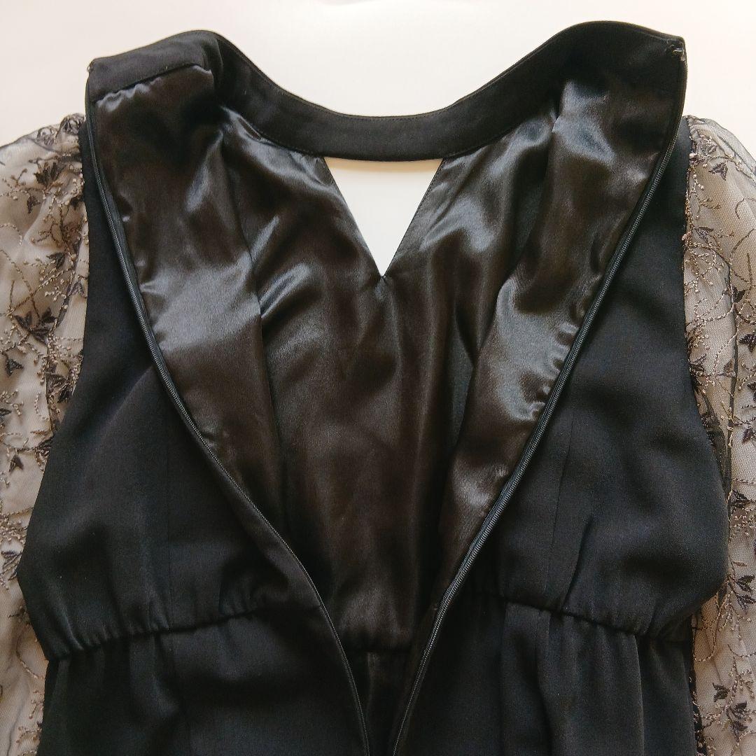 ANDRESD スリーブエンブロイダリードレス ワンピース 結婚式 お呼ばれ