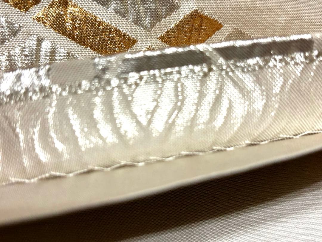 専用♡ 豪華♡金銀 辻が花 膨れ織　振袖用　正絹　袋帯