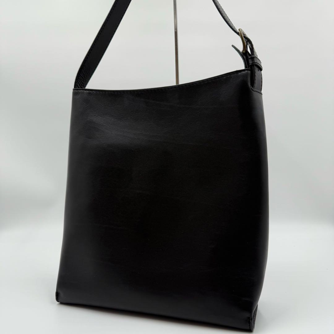 MOTHER HOUSE ブライト ワンショルダーバッグ 牛革 レザー 黒