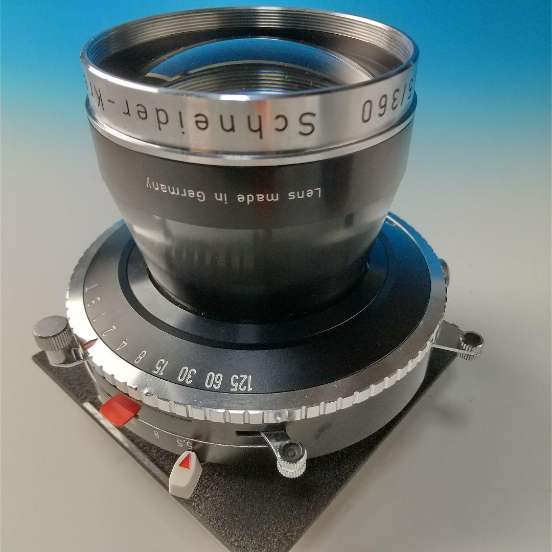 シュナイダ一大判カメラレンズ テレクスナー 360mm 　【美品】