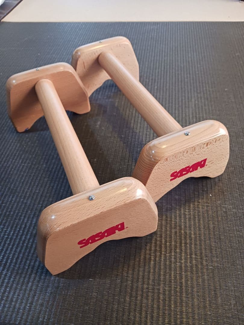 SASAKI 倒立/プッシュアップバー 器械体操長さ35cm×高さ12cm