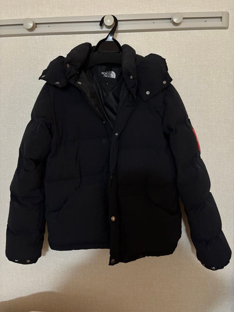 THE NORTH FACE 黒 ダウンジャケット フード付き