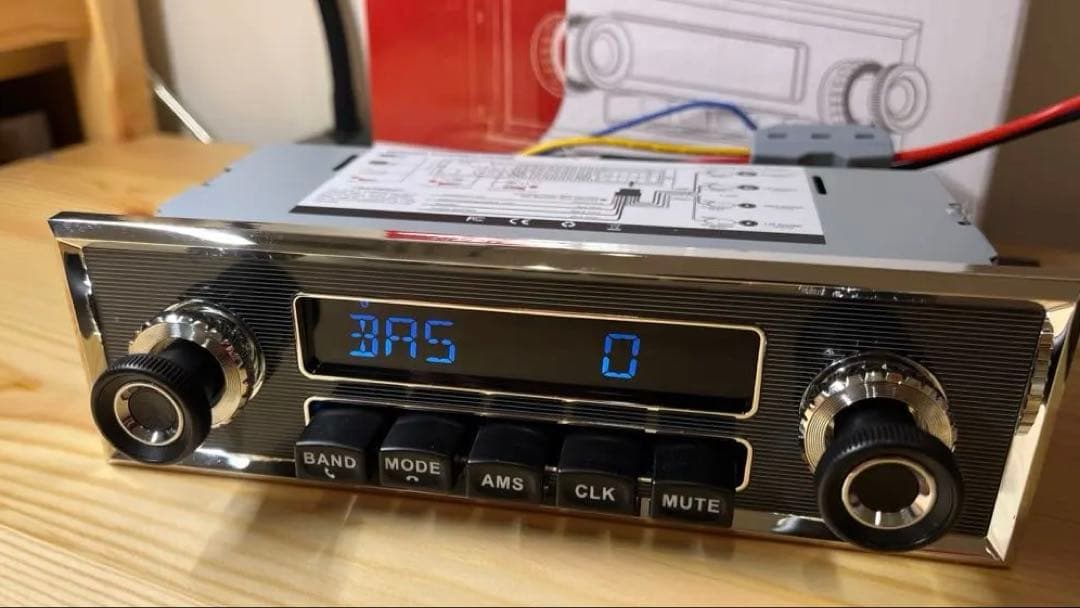【日本周波数】 旧車レトロカーオーディオ（新品未使用）