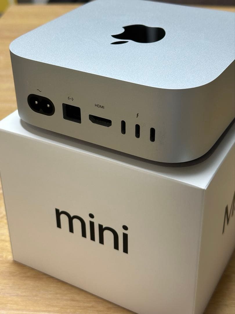 Macデスクトップ Mac mini 2024 Apple M4 24GB 512GB