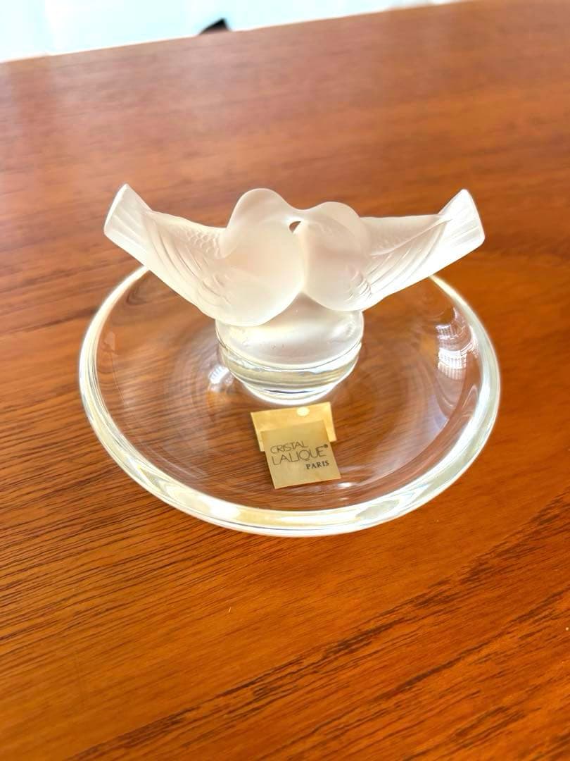ラリック LALIQUE ドゥコロンブ Deux Colombes リングトレイ