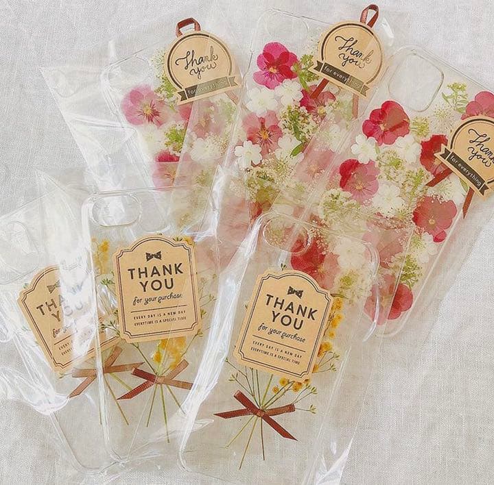 押し花スマホケース♡アートギャラリー