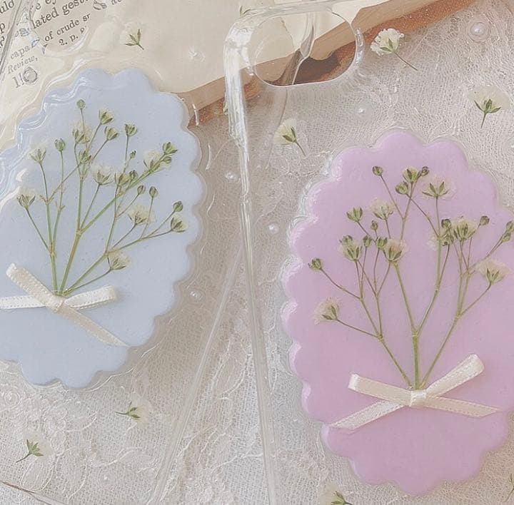 押し花スマホケース♡アートギャラリー