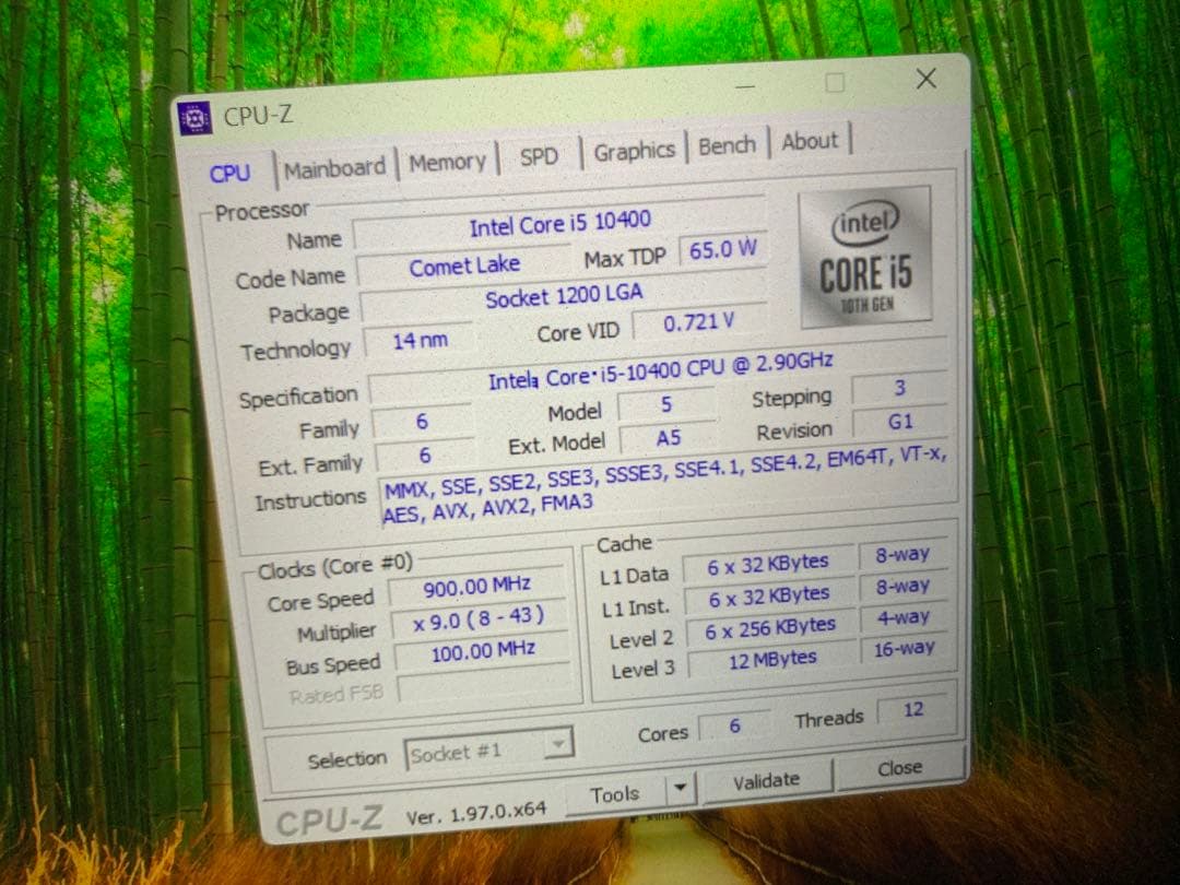 【動作品】Intel core i5 10400