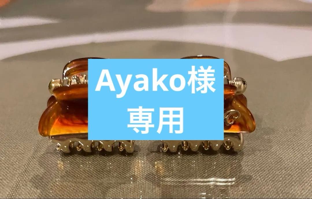 ACCA アッカ　バービークリップ　ミニ クリップ　2個セット　ブラウン