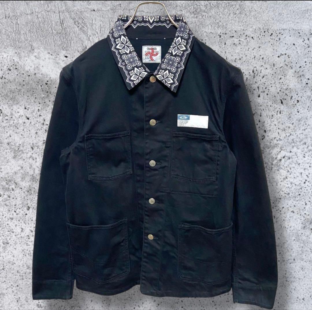 ブラック カバーオール CHALLENGER