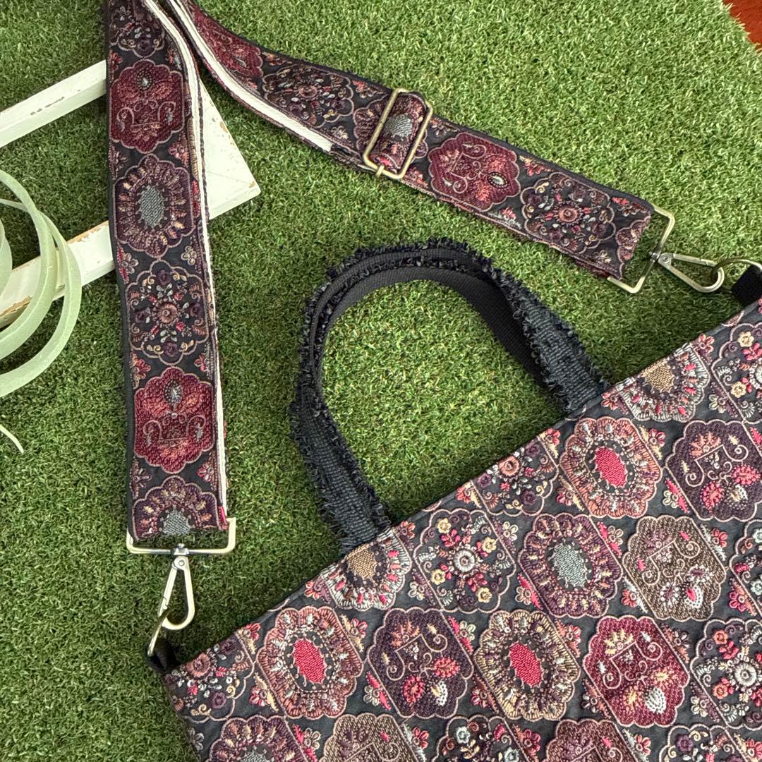 ワンコページ　ショルダー　レッスンバッグ