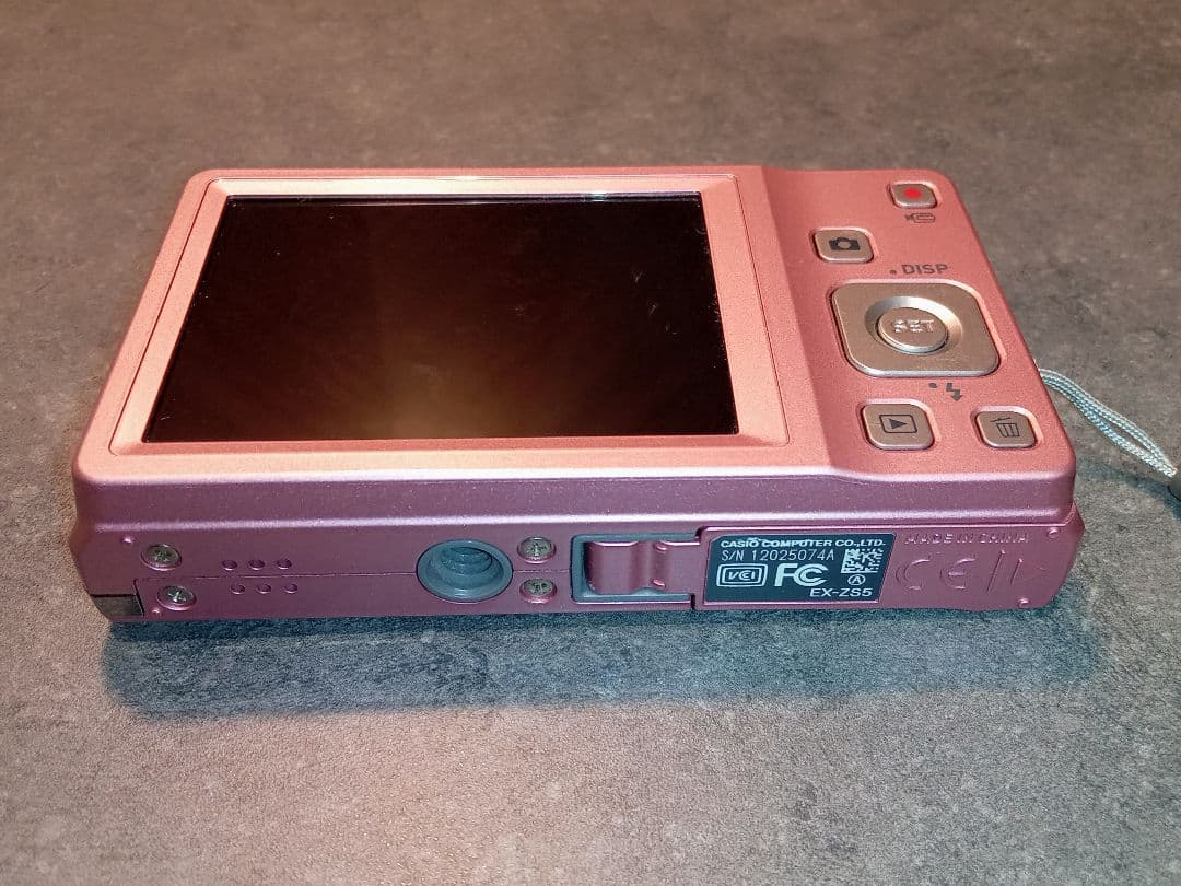 【CASIO】コンデジ EXILIM EX-ZS5 ピンク