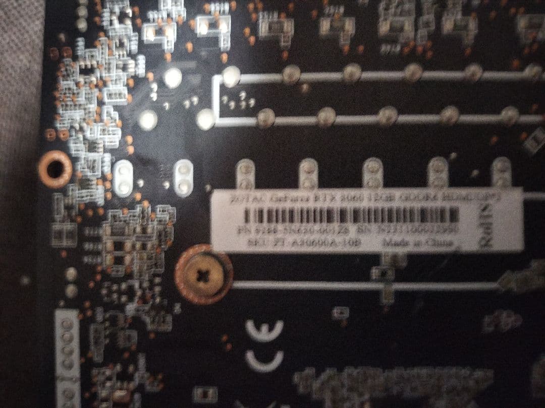 ZOTAC GeForce RTX 3060 グラフィックボード　ジャンク