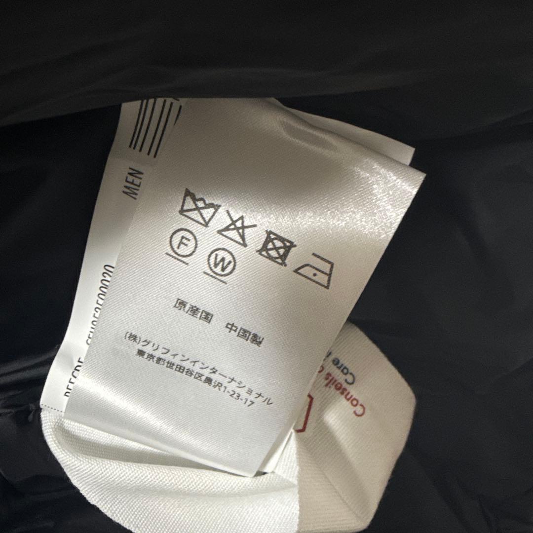 PYRENEX ブラックダウンジャケット フード付き