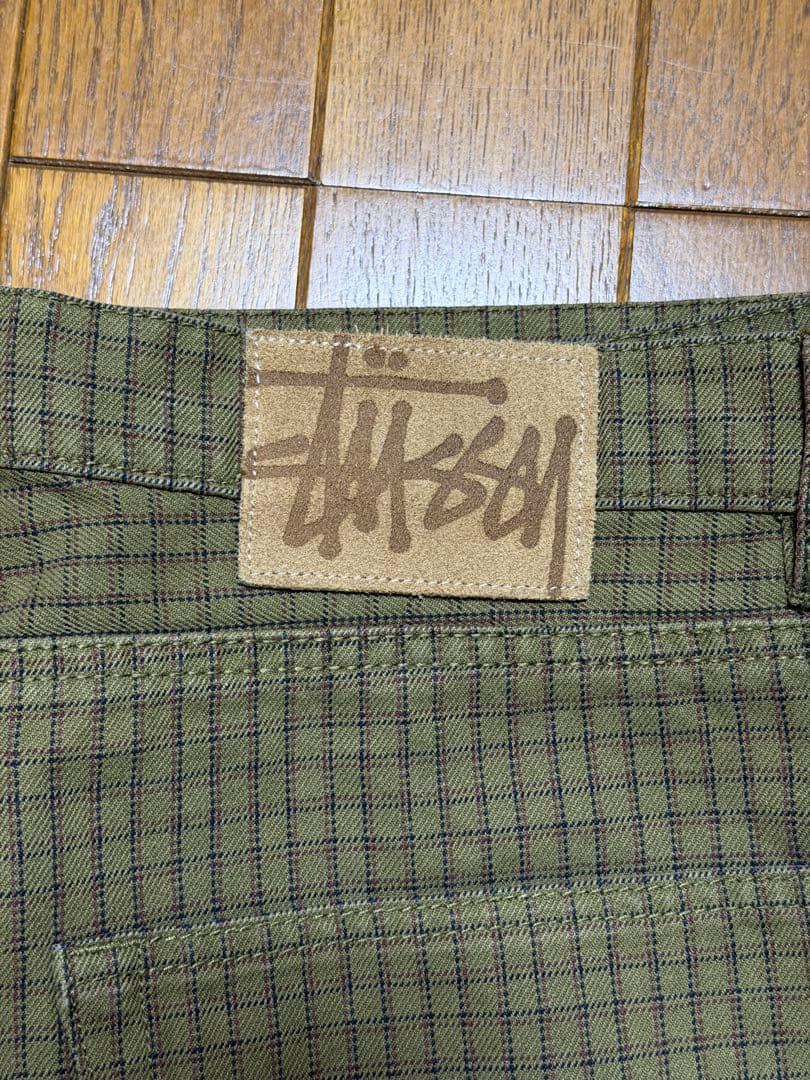 Stüssy チェック柄 チノパン