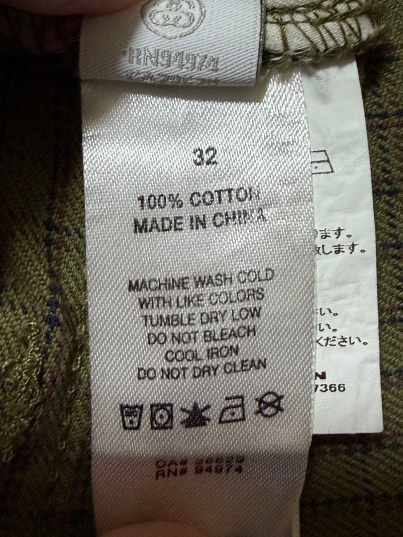 Stüssy チェック柄 チノパン