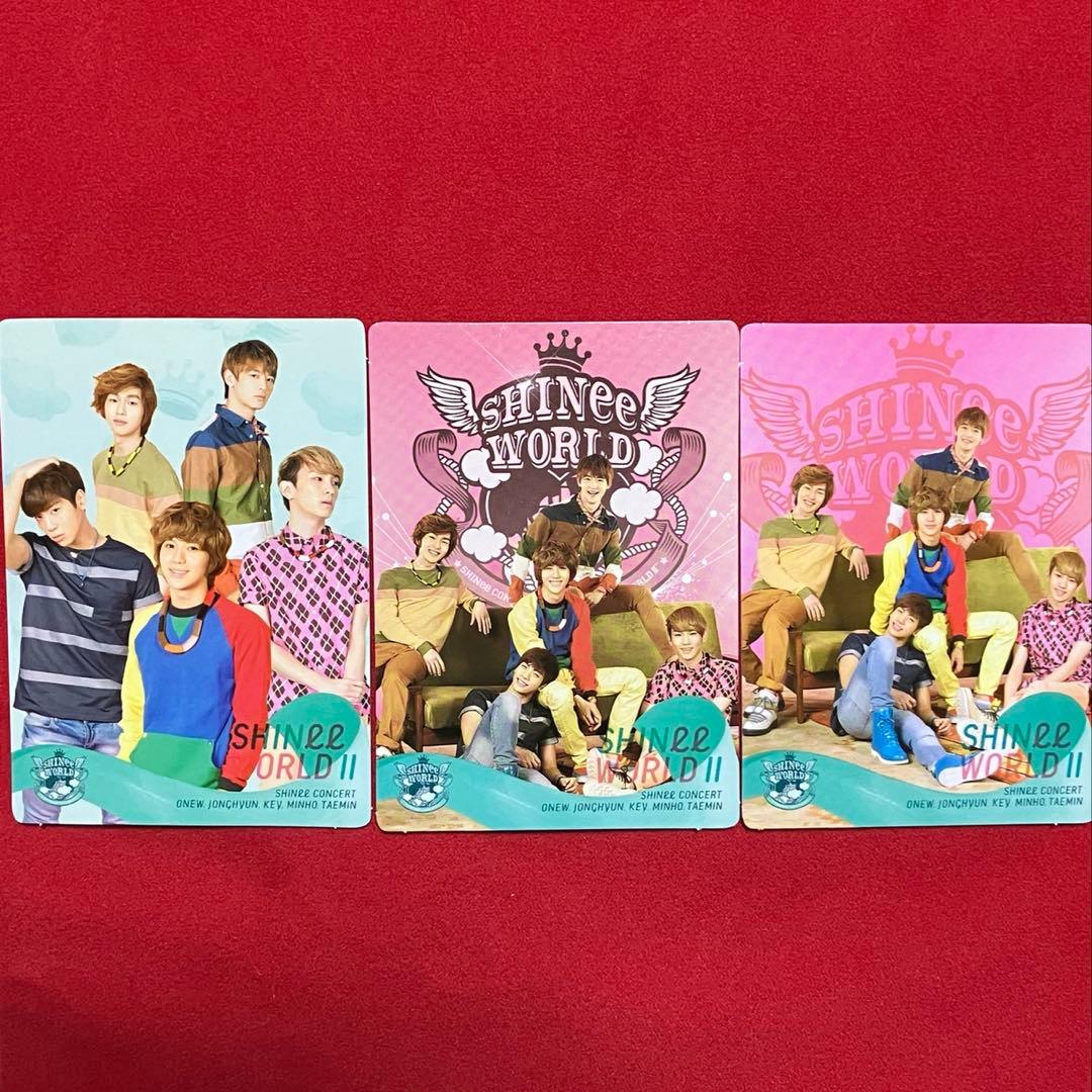 SHINee WORLD II 2 公式トレカ 5人　5HINee