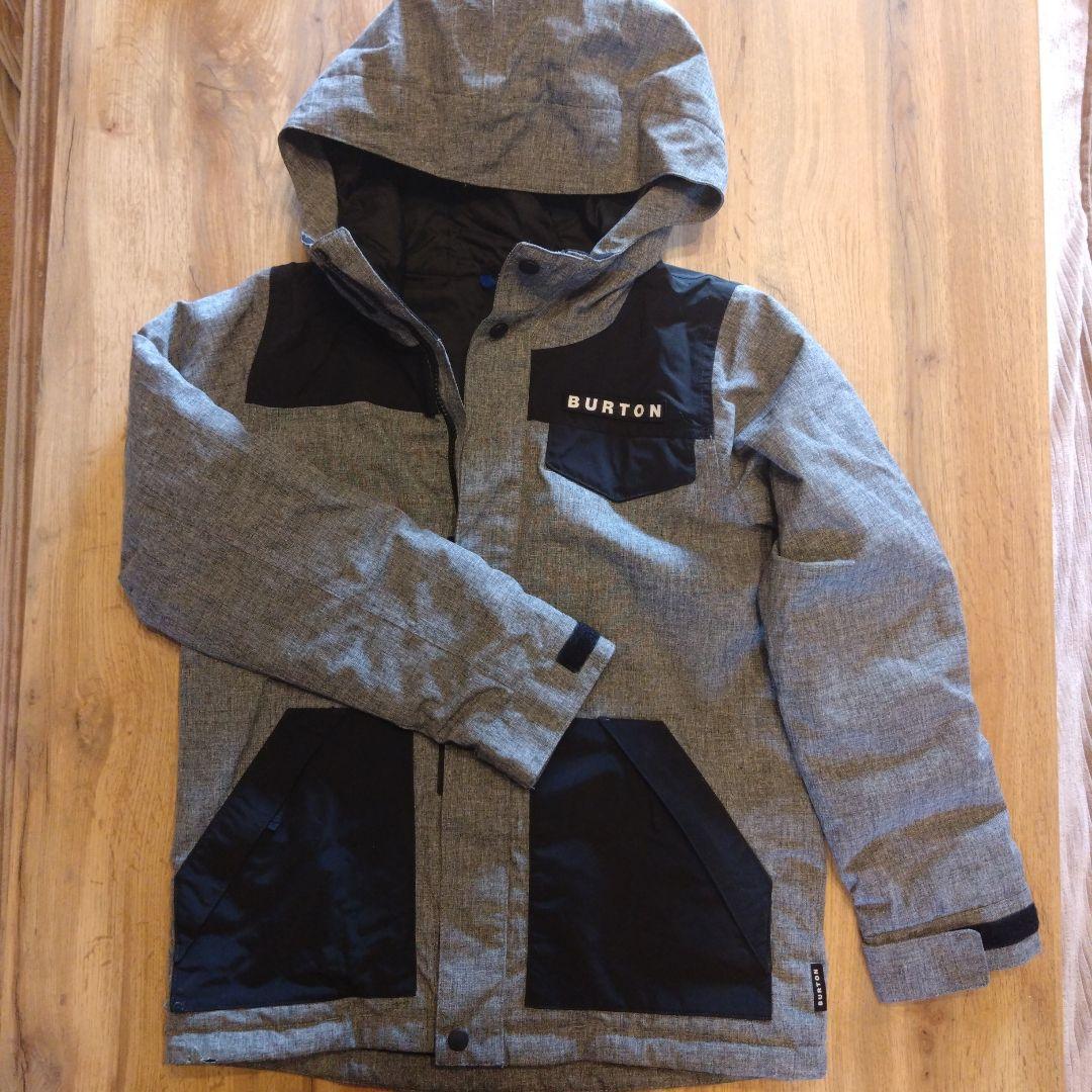 BURTON スノーボードウェア Mサイズ グレー/ブラック 上下セット