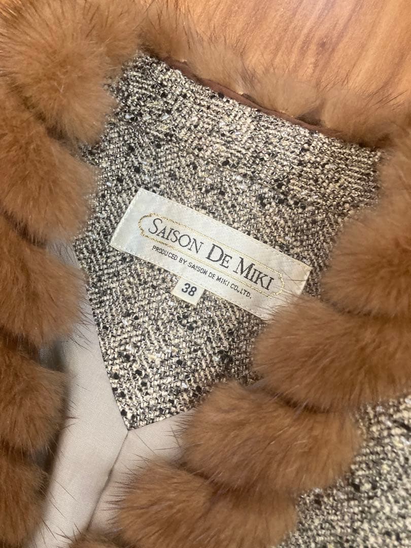 希少☆80's【SAISON DE MlKI】フォーマルスーツ 38