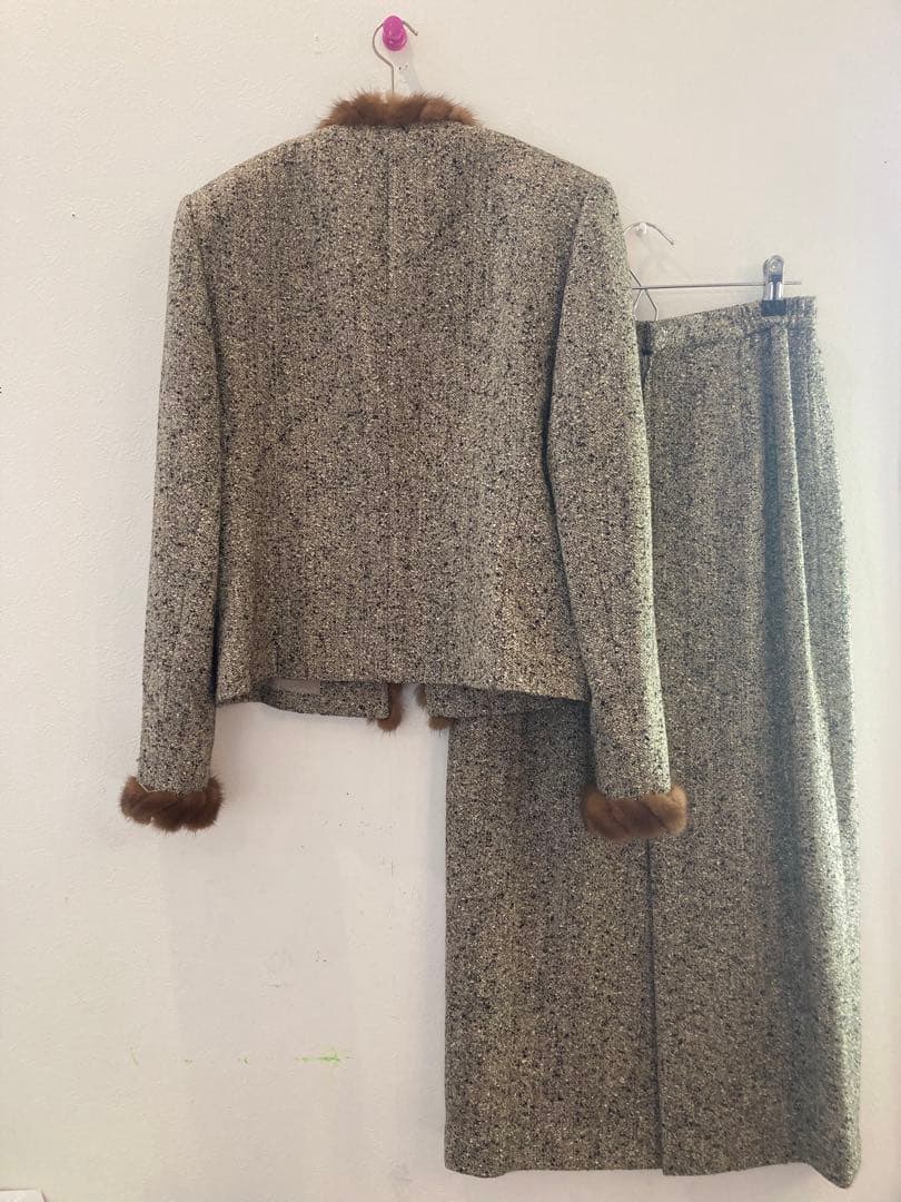 希少☆80's【SAISON DE MlKI】フォーマルスーツ 38