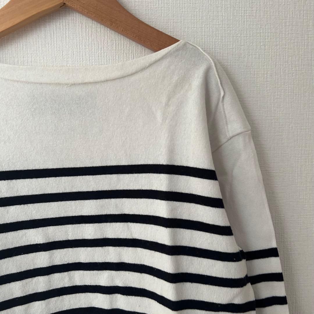 【MADISONBLUE/マディソンブルー】ボーダープルオーバー　00 白黒