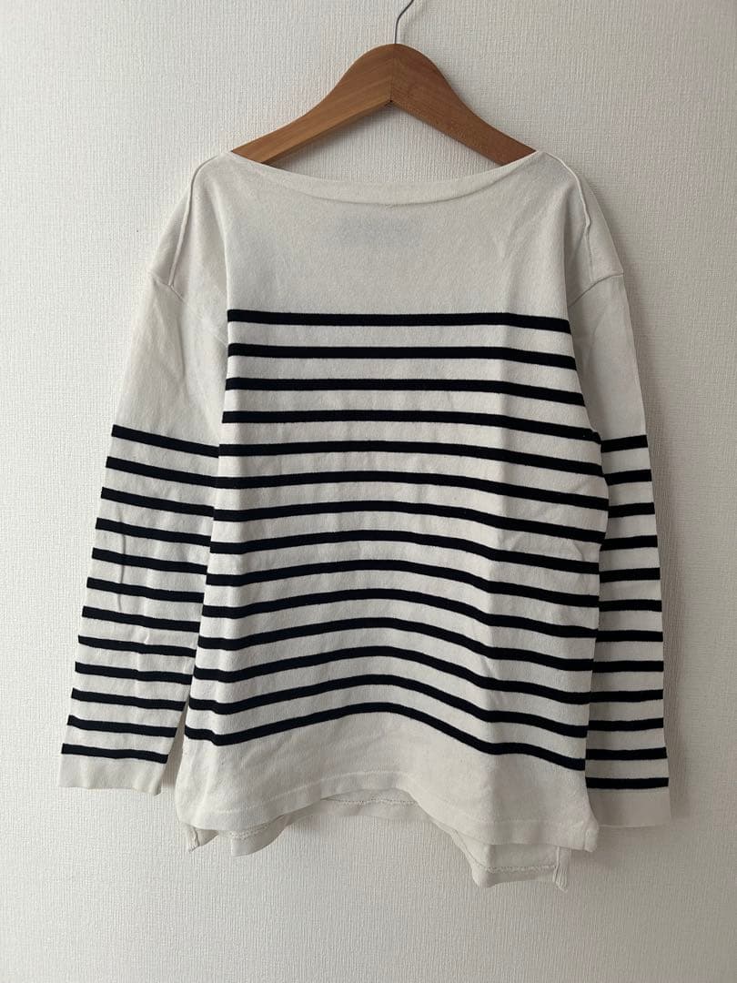 【MADISONBLUE/マディソンブルー】ボーダープルオーバー　00 白黒