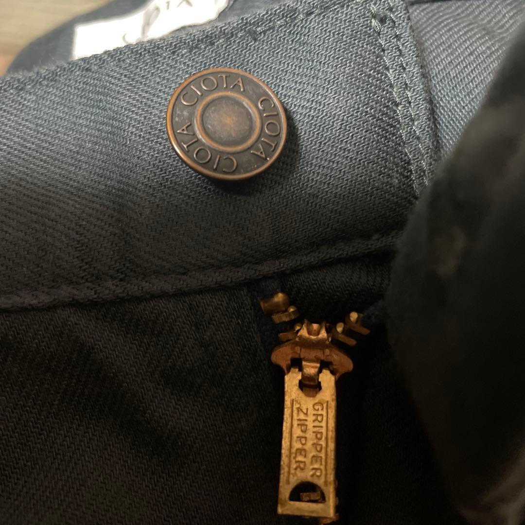 定価29,700円　CIOTA名作スビンコットンポリエステルツイル5Pパンツ