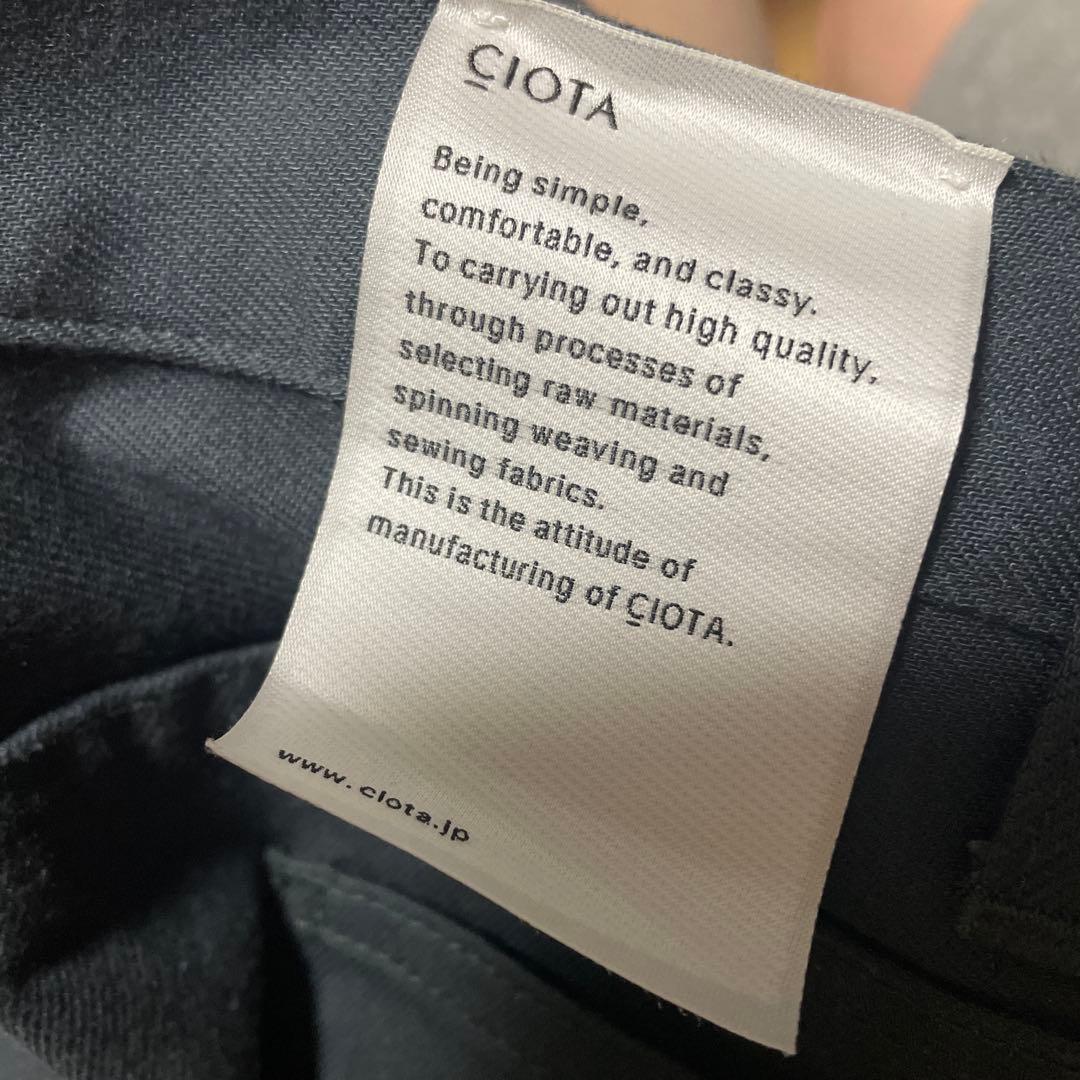 定価29,700円　CIOTA名作スビンコットンポリエステルツイル5Pパンツ