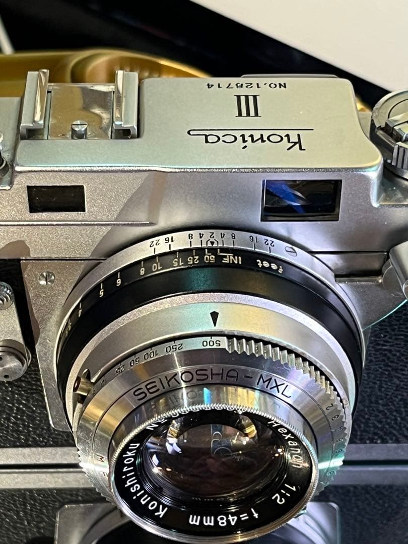 KONICA Ⅲ HEXANON 48mm f2 美品 レンジファインダー