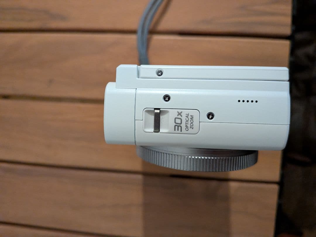 LUMIX TZ99ホワイト 光学30倍ズーム コンパクトカメラ