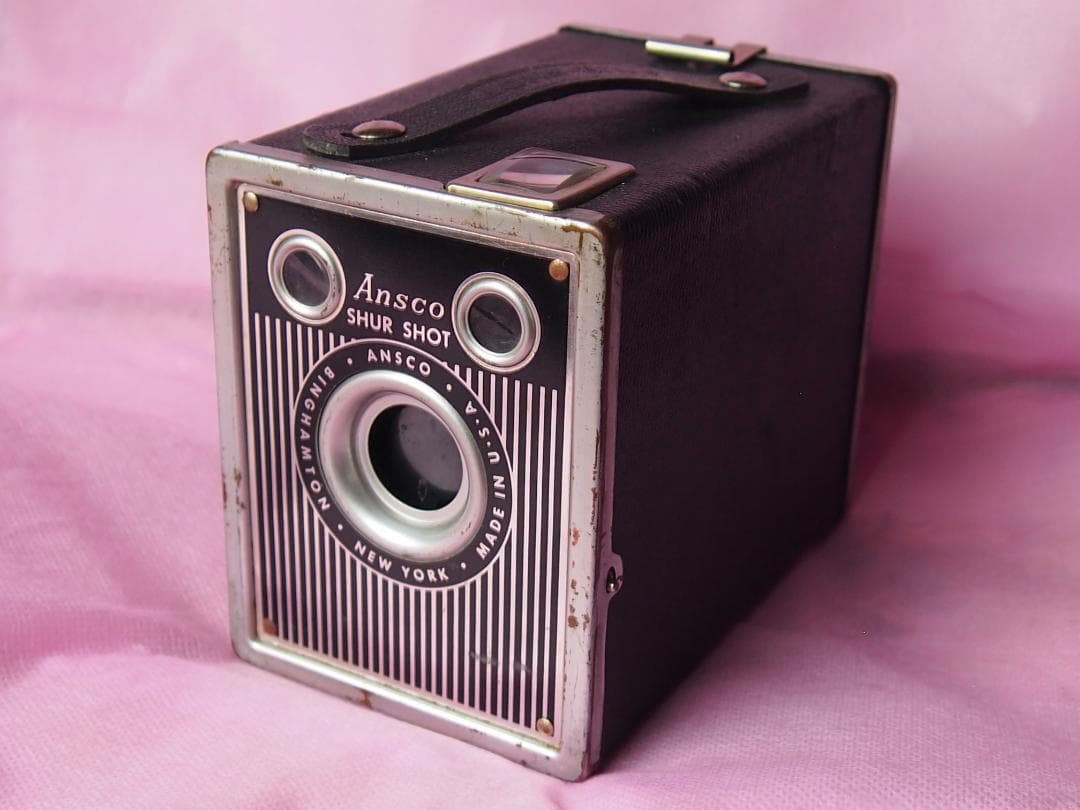 アンティークBoxカメラ Ansco shur shot