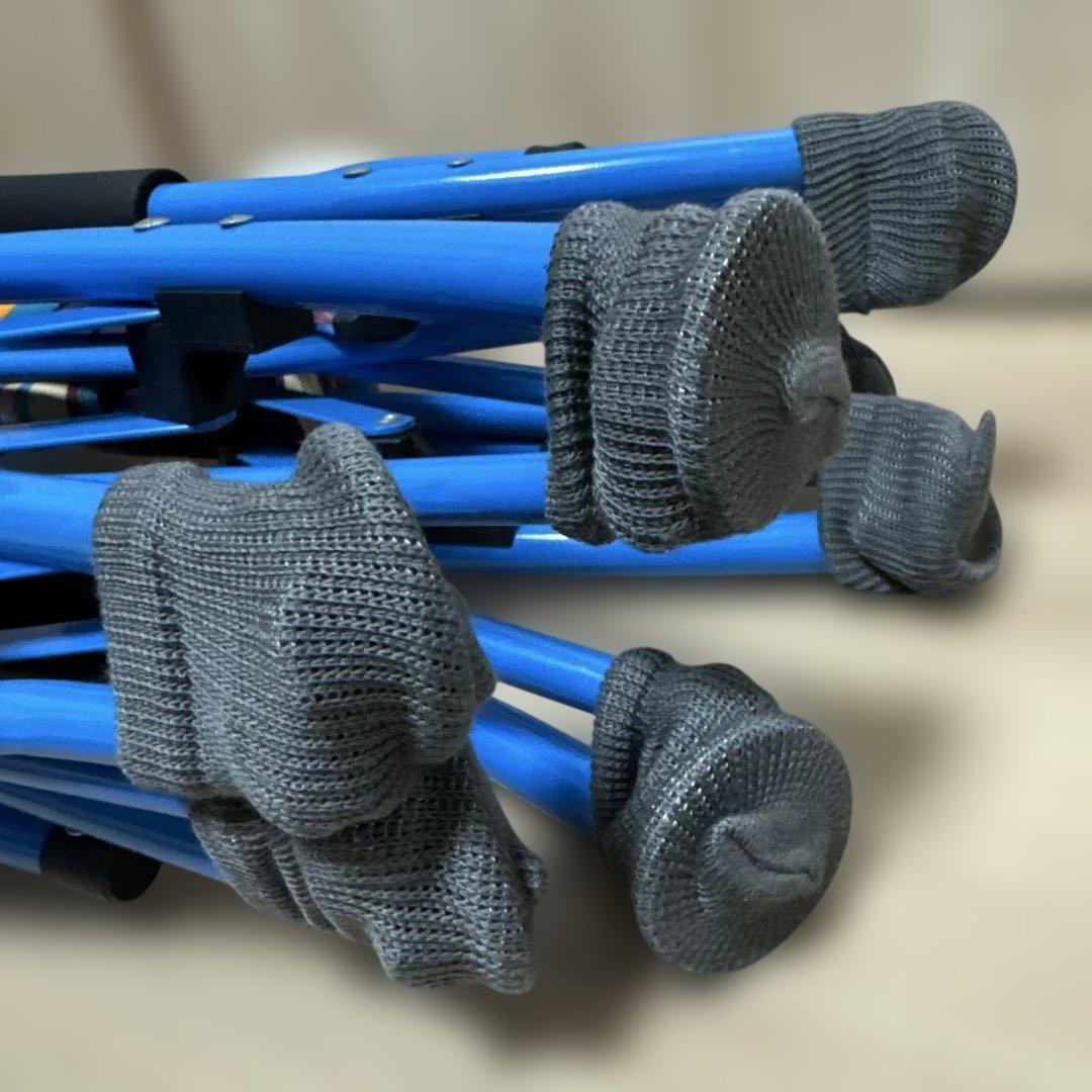 ロゴス　LOGOS. ストライプあぐらチェア イス