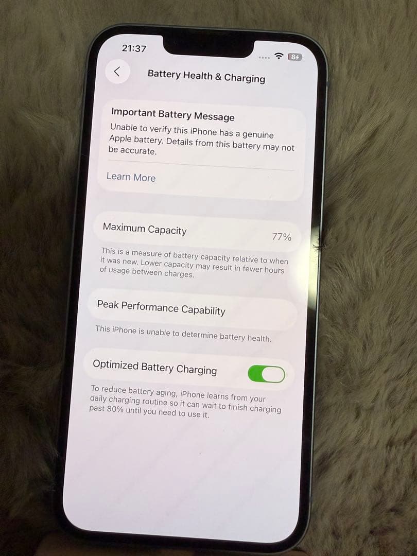 【美品】iPhone 14 128G ブルー 本体　初期化済