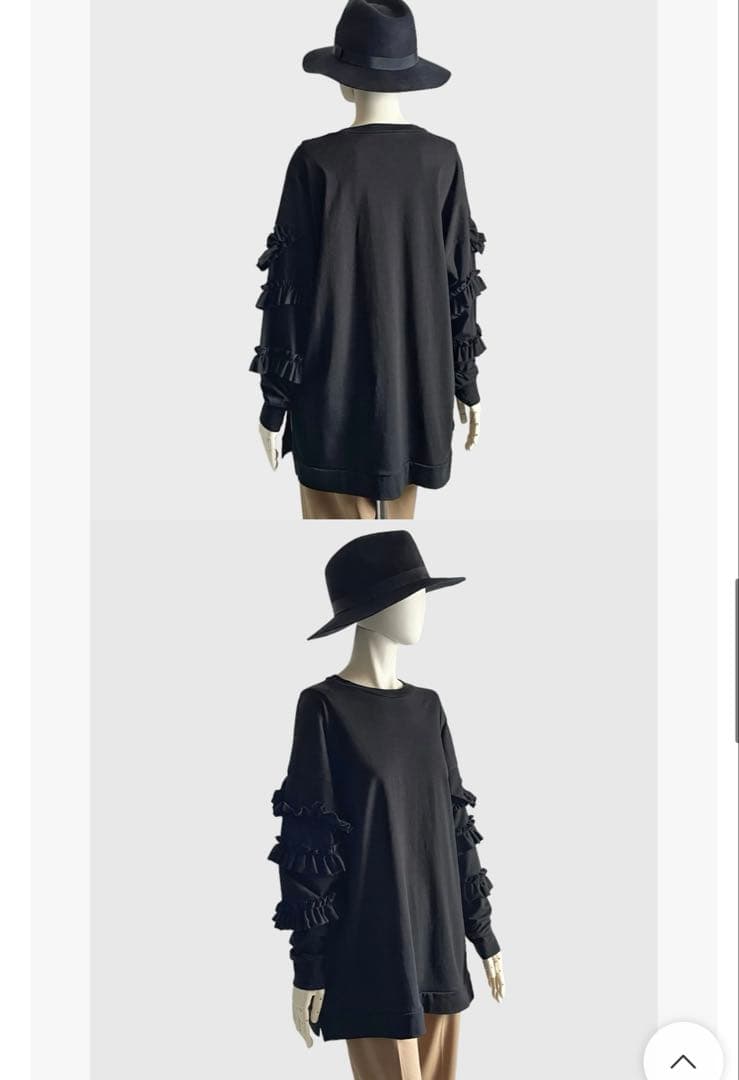 トップス ENFOLD SCREW-SLEEVE PULLOVER