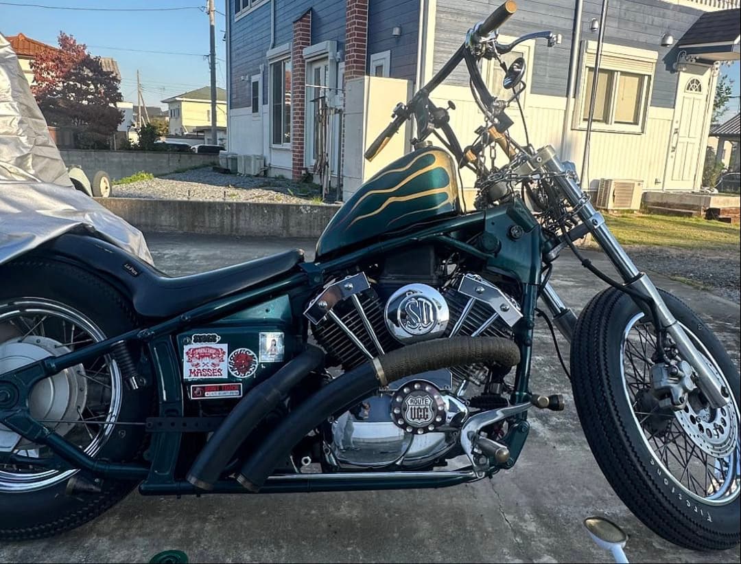 YAMAHA ドラッグスター400 ベントマフラー