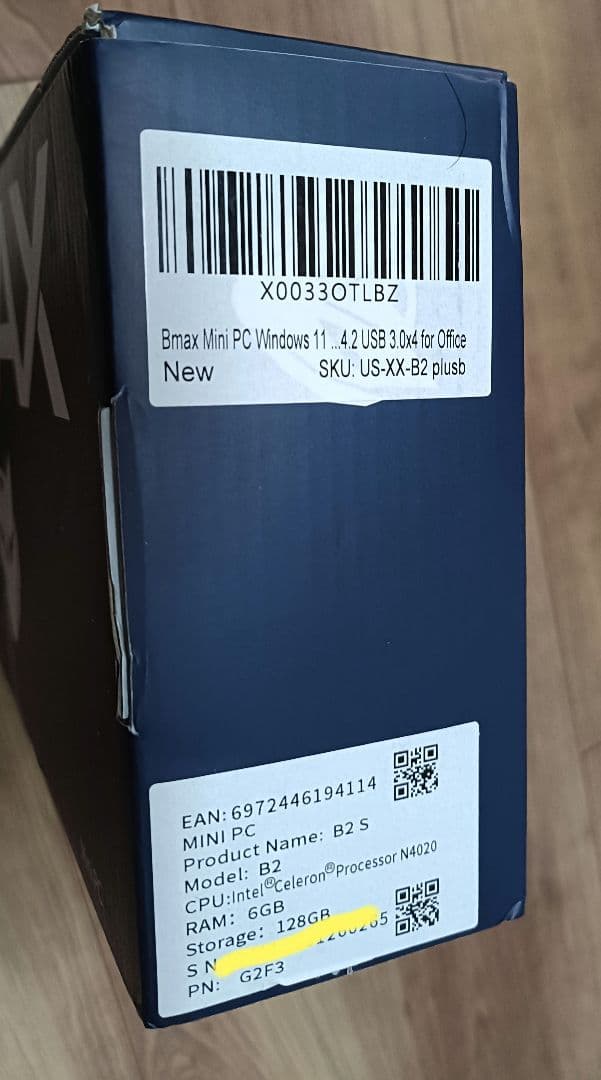 ミニPC BMAXB2S 6GB 128GB N4020 Windows11