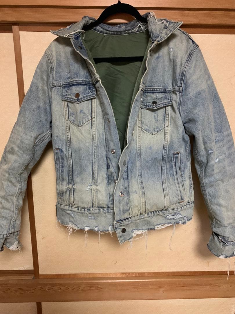 【ta】AMIRI リバーシブルデニムジャケット