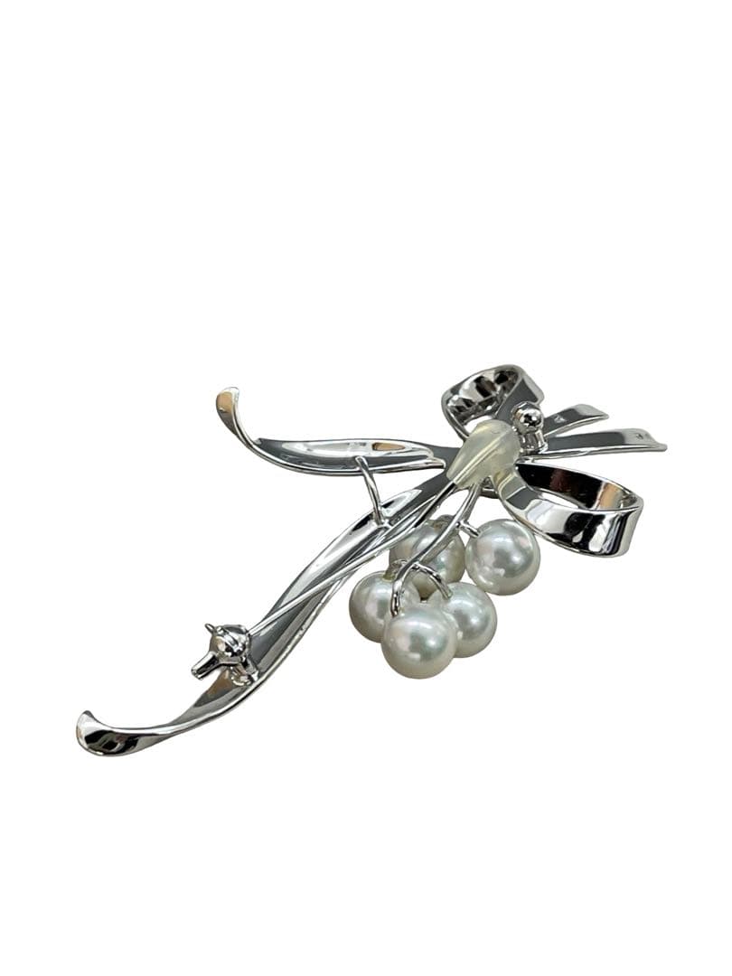 ⭕️【美品】MIKIMOTO ミキモト　ブローチ　真珠　愛子さま