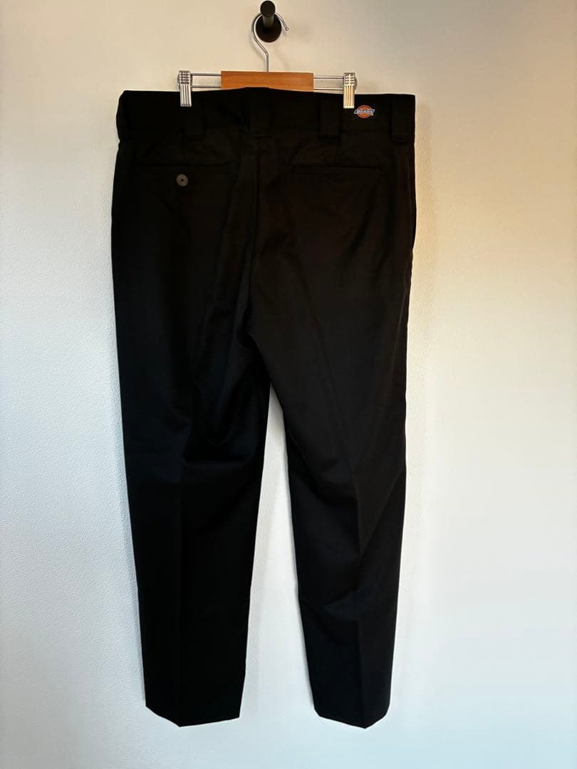 Dickies 875 H B&Y別注 ウール ワイド スラックス 黒　OVY