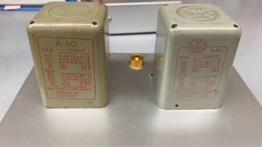 真空管アンプ A-20 utc