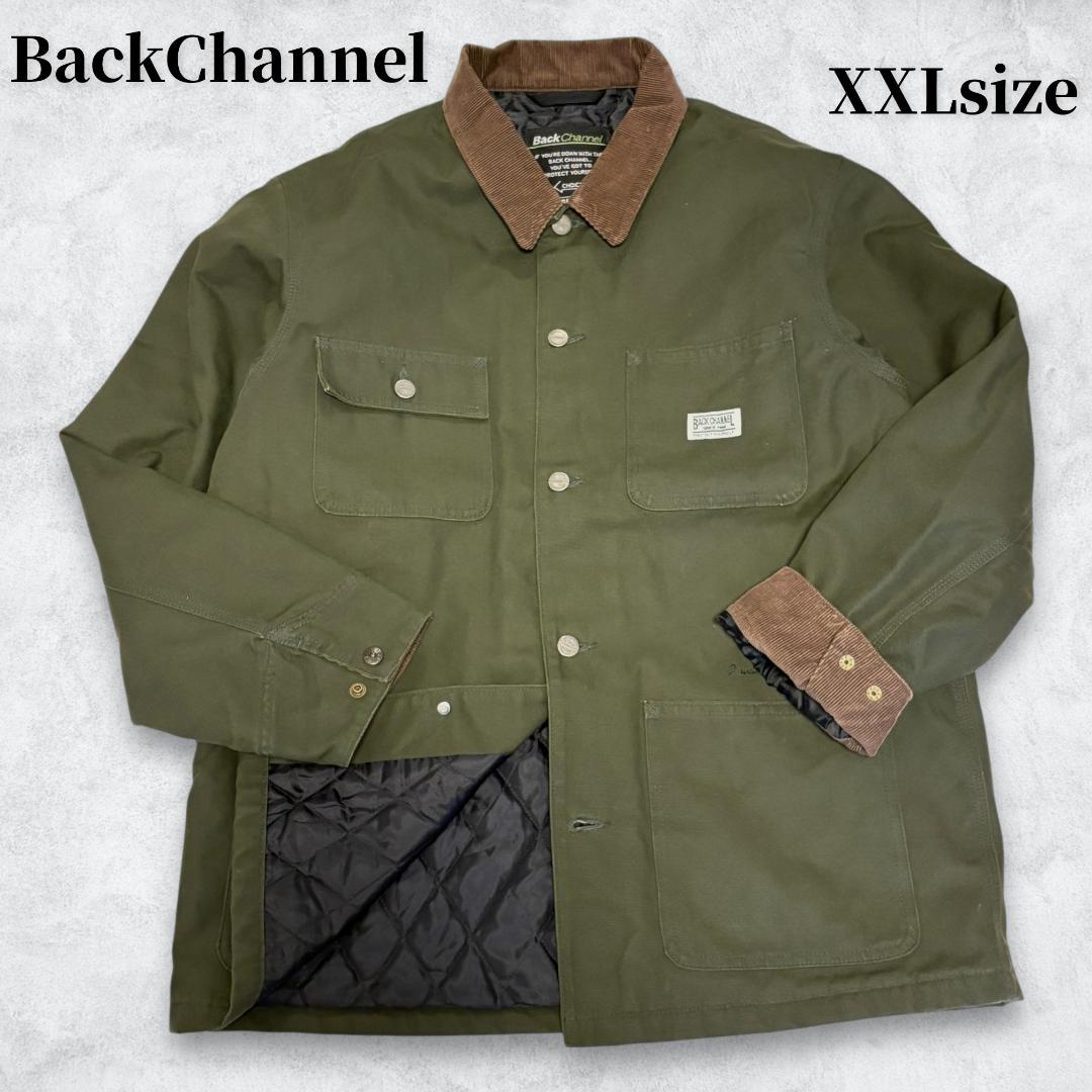 【美品】BackChannel カバーオール キルティング XXL カーキ