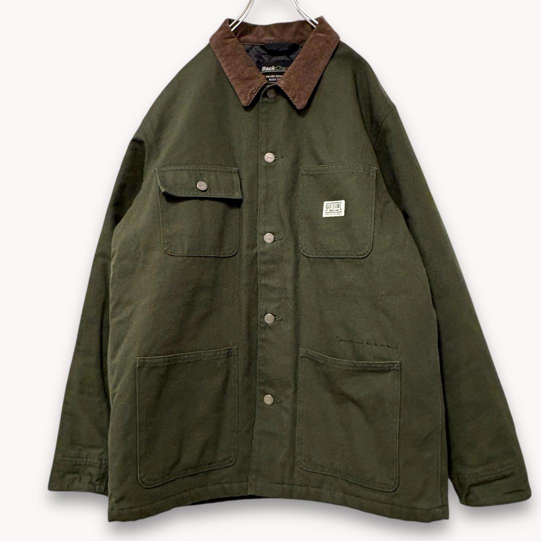 【美品】BackChannel カバーオール キルティング XXL カーキ
