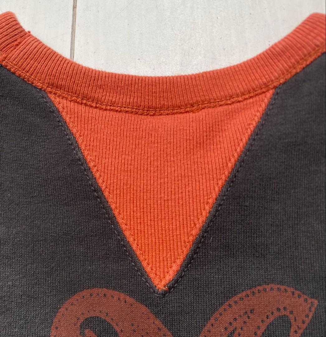 美品 deluxeware 両V フリーダムスリーブ ツートーン スウェット L