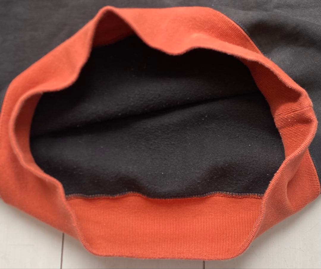 美品 deluxeware 両V フリーダムスリーブ ツートーン スウェット L