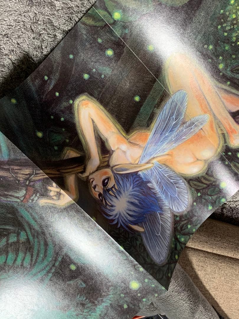 BERSERK イラスト画集ベルセルク。美品。貴重。ポスター付き。