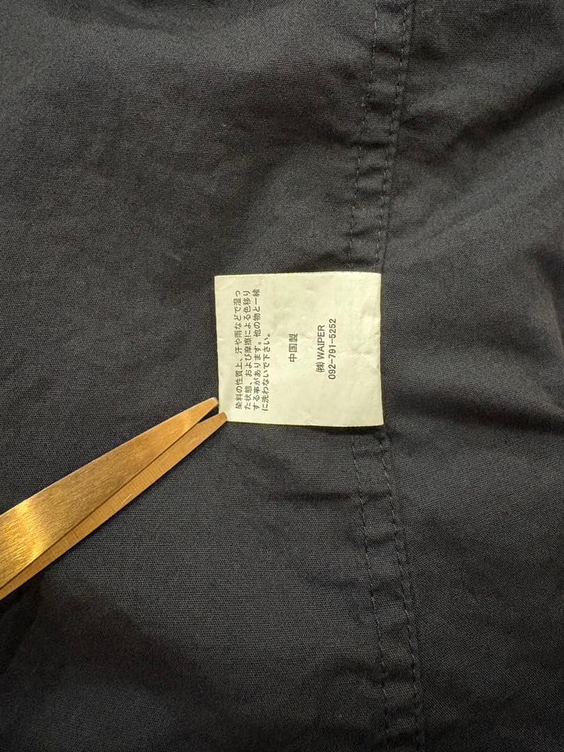 WAIPER.inc M-65 1st L-S 現在完売品！ライナーなし