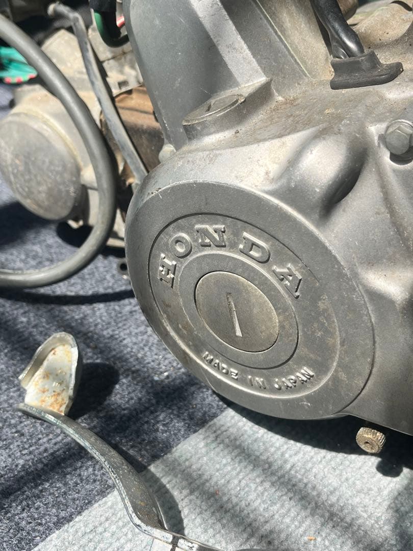 発送可能　スーパーカブカスタム50 エンジン　16134キロ実働外し　C50E