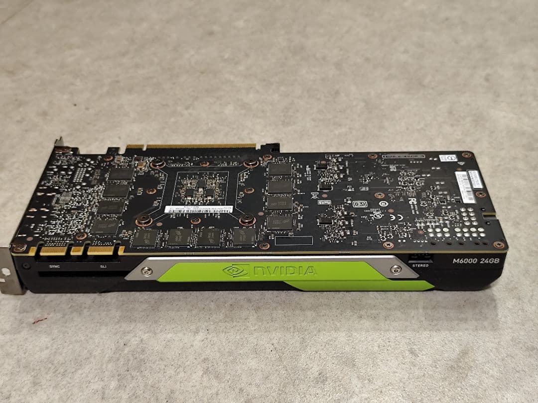 NVIDIA Quadro M6000 24GB 超大容量メモリ GPU
