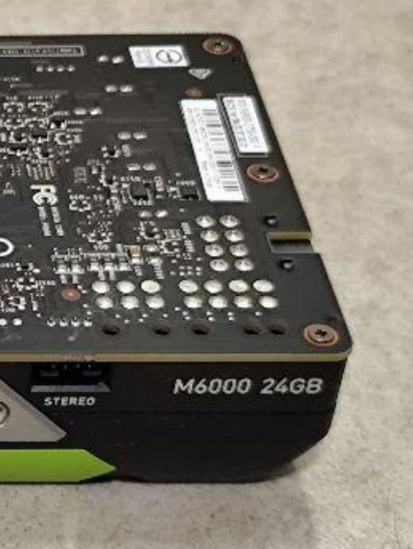 NVIDIA Quadro M6000 24GB 超大容量メモリ GPU